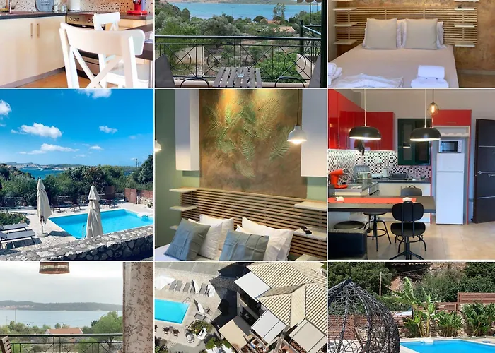 아파트 Katarina Kefalonia - Sea View 아르고스톨리온